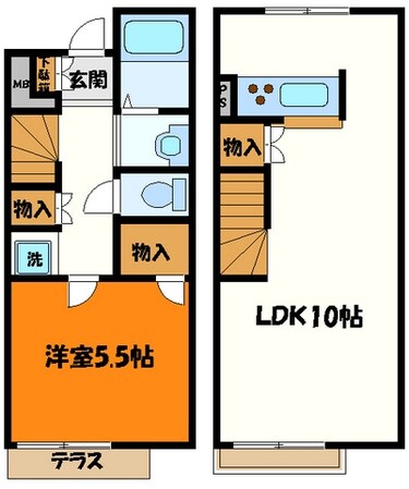 レオネクスト桑の葉の物件間取画像